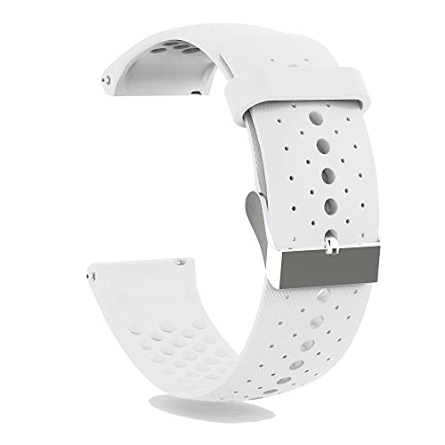 KINOEHOO Ersatzarmband kompatibel mit Polar Vantage M Armband Weiche Silikon Uhrenarmbänder.(Weiß) von KINOEHOO