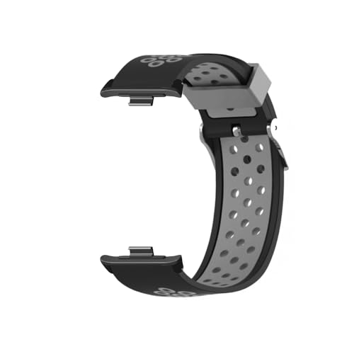 KINOEHOO Ersatzarmband kompatibel mit XiaoMi Mi Band 8 pro mit Redmi 4 Armband Weiche Uhrenarmbänder SS.(Schwarzgrau) von KINOEHOO