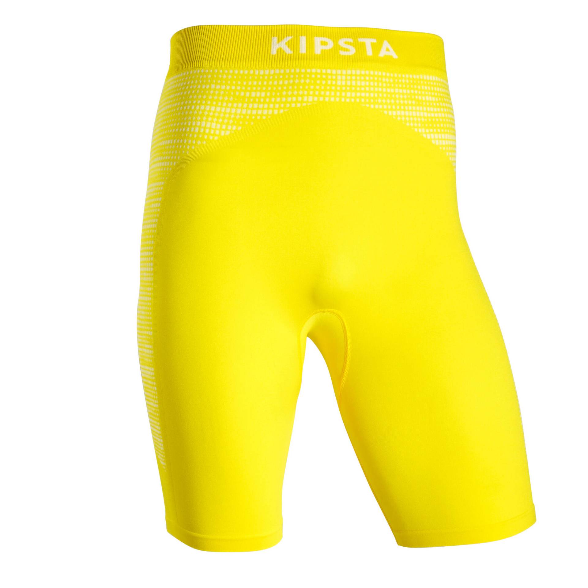 Damen/Herren Fussball Funktionsshorts - Keepdry 500 gelb von KIPSTA