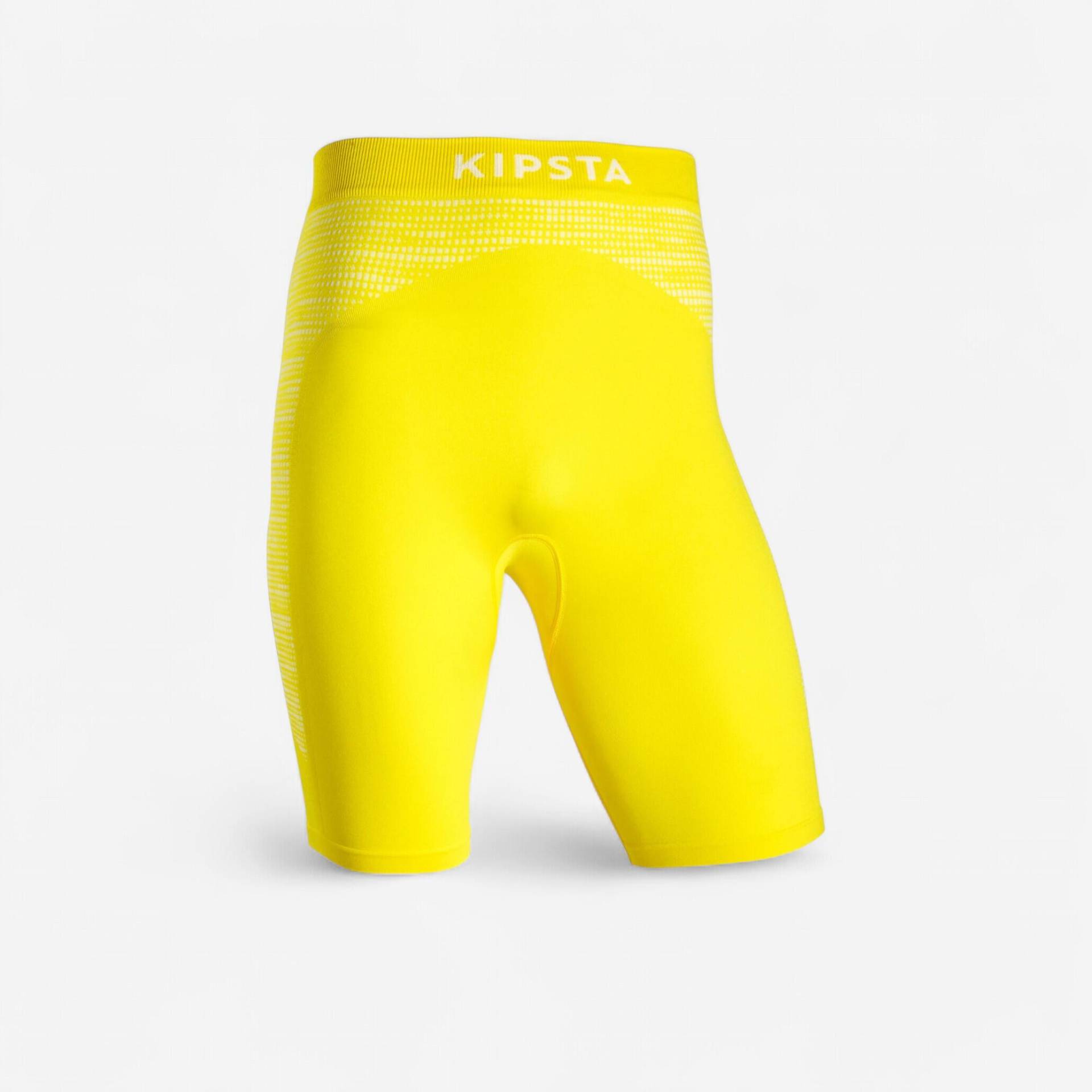 Damen/Herren Fussball Funktionsshorts - Keepdry 500 gelb von KIPSTA