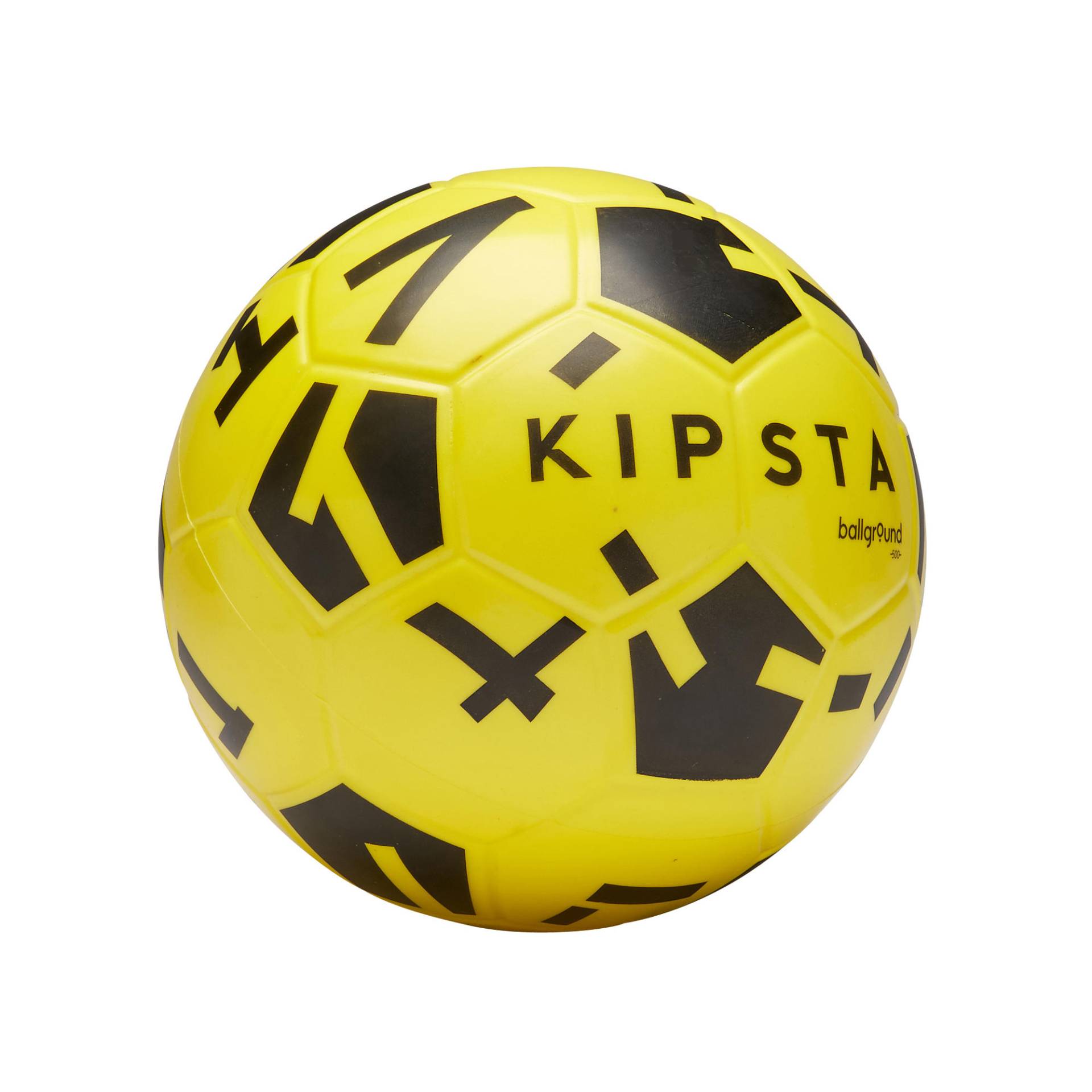 Fussball Ballground 500 Schaumstoff Grösse 4 gelb/schwarz von KIPSTA