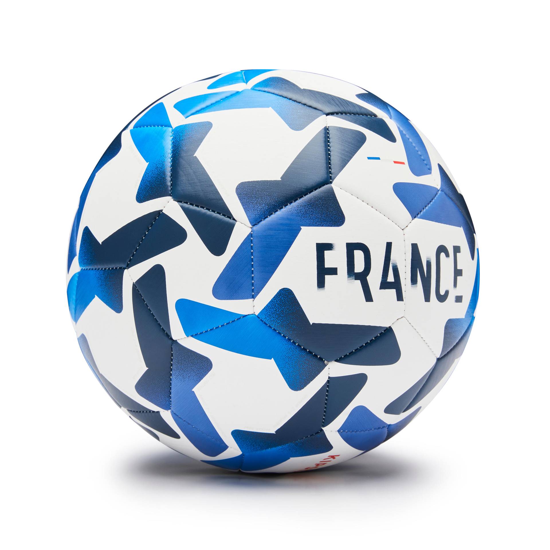 Fussball Grösse 1 Freizeitball Frankreich 2024 von KIPSTA
