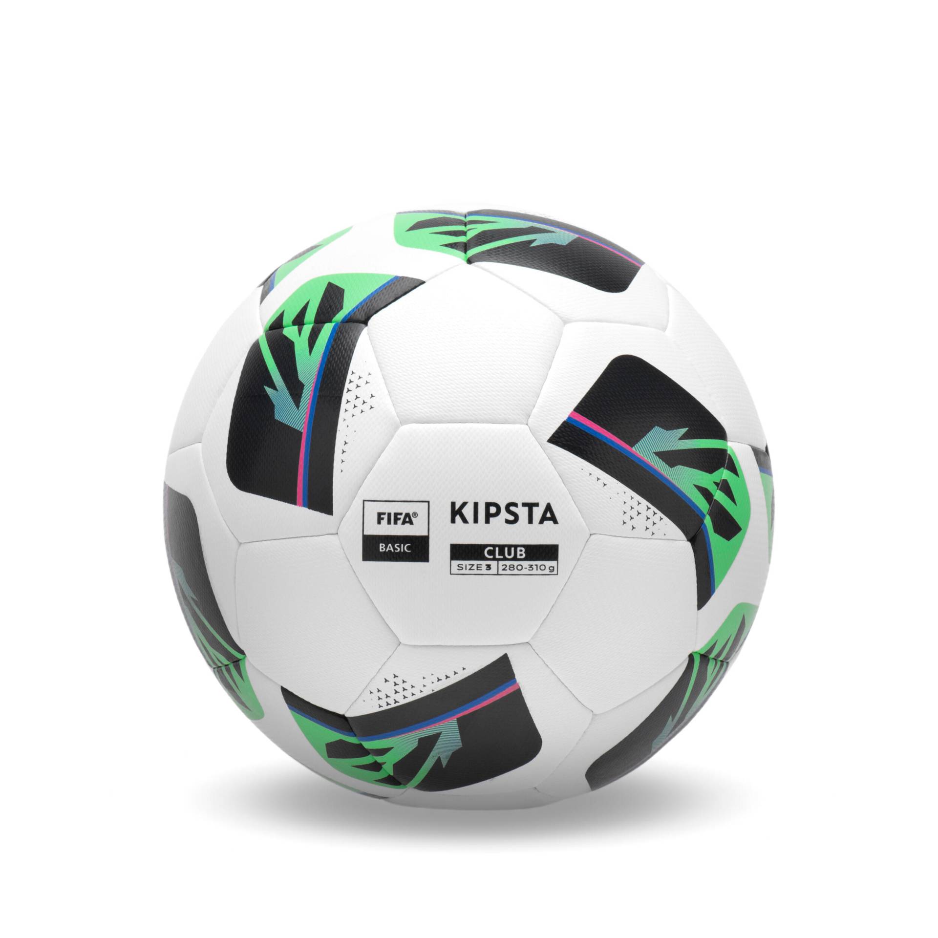 Fussball Trainingsball Grösse 3 Hybrid - Club Ball weiss von KIPSTA