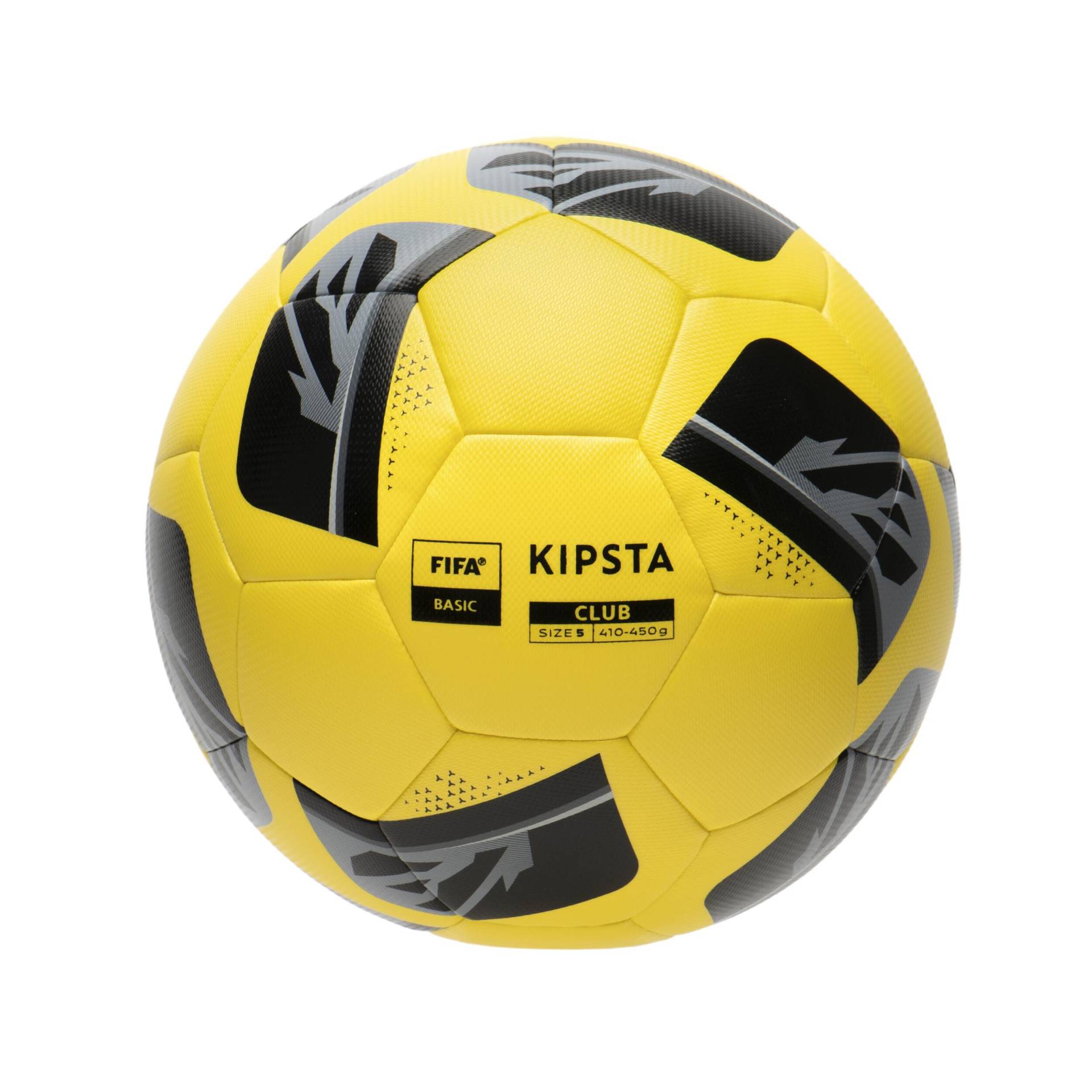 Fussball Trainingsball Grösse 5 Hybrid - FIFA Basic Club Ball gelb von KIPSTA