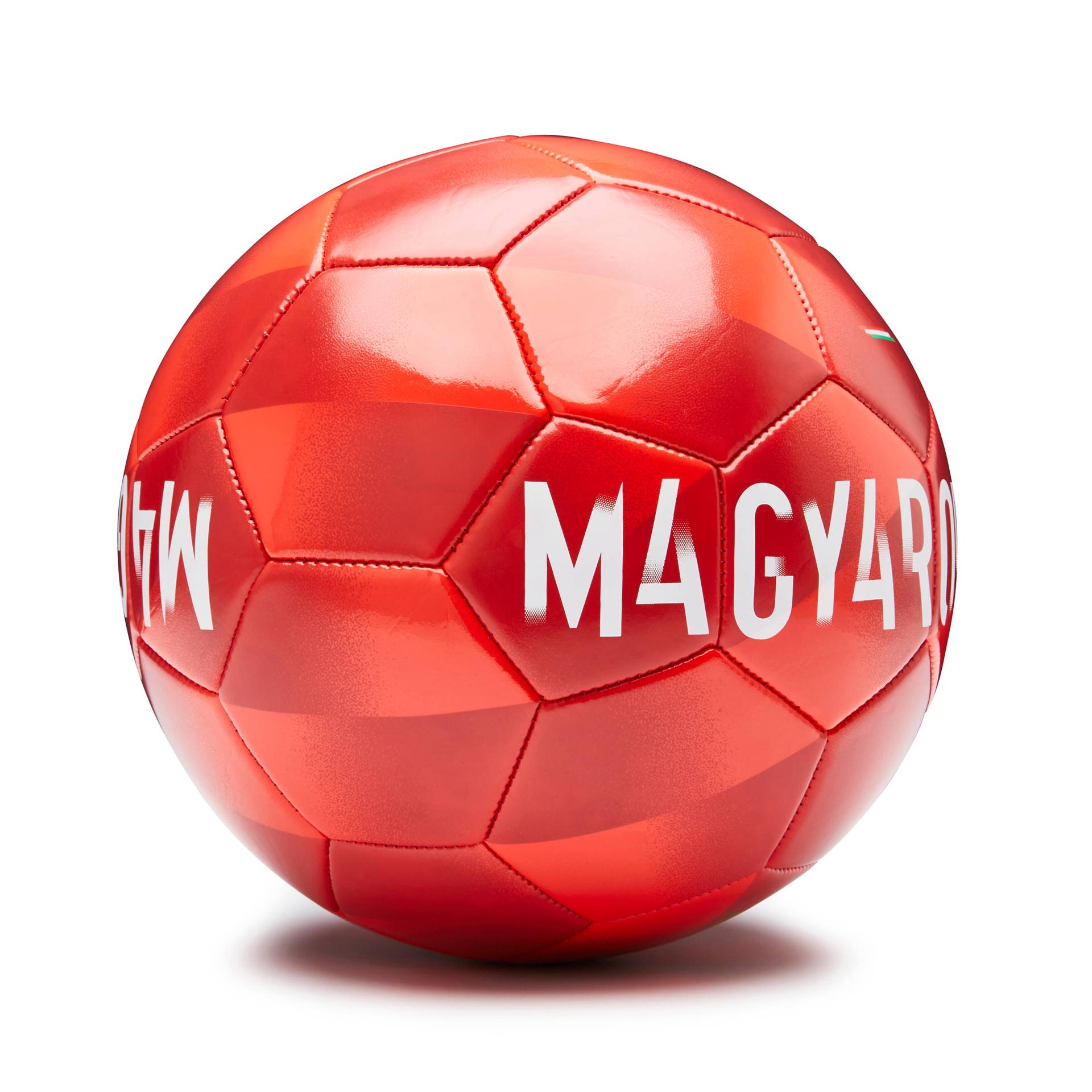 Fussball Freizeitball Grösse 5 Ungarn 2024 von KIPSTA