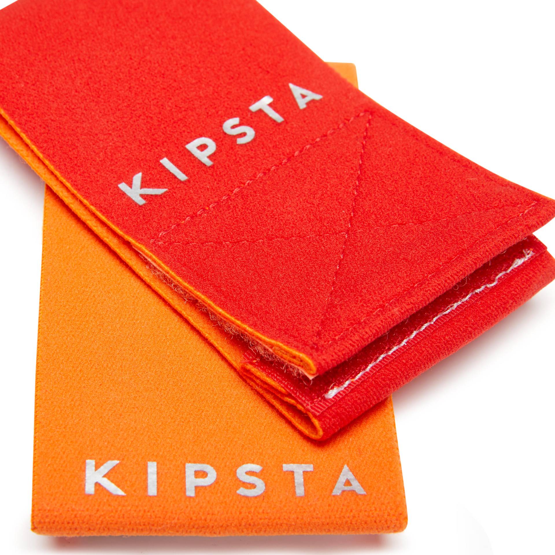 Halteband für Schienbeinschoner Fix-IT wendbar rot/orange von KIPSTA
