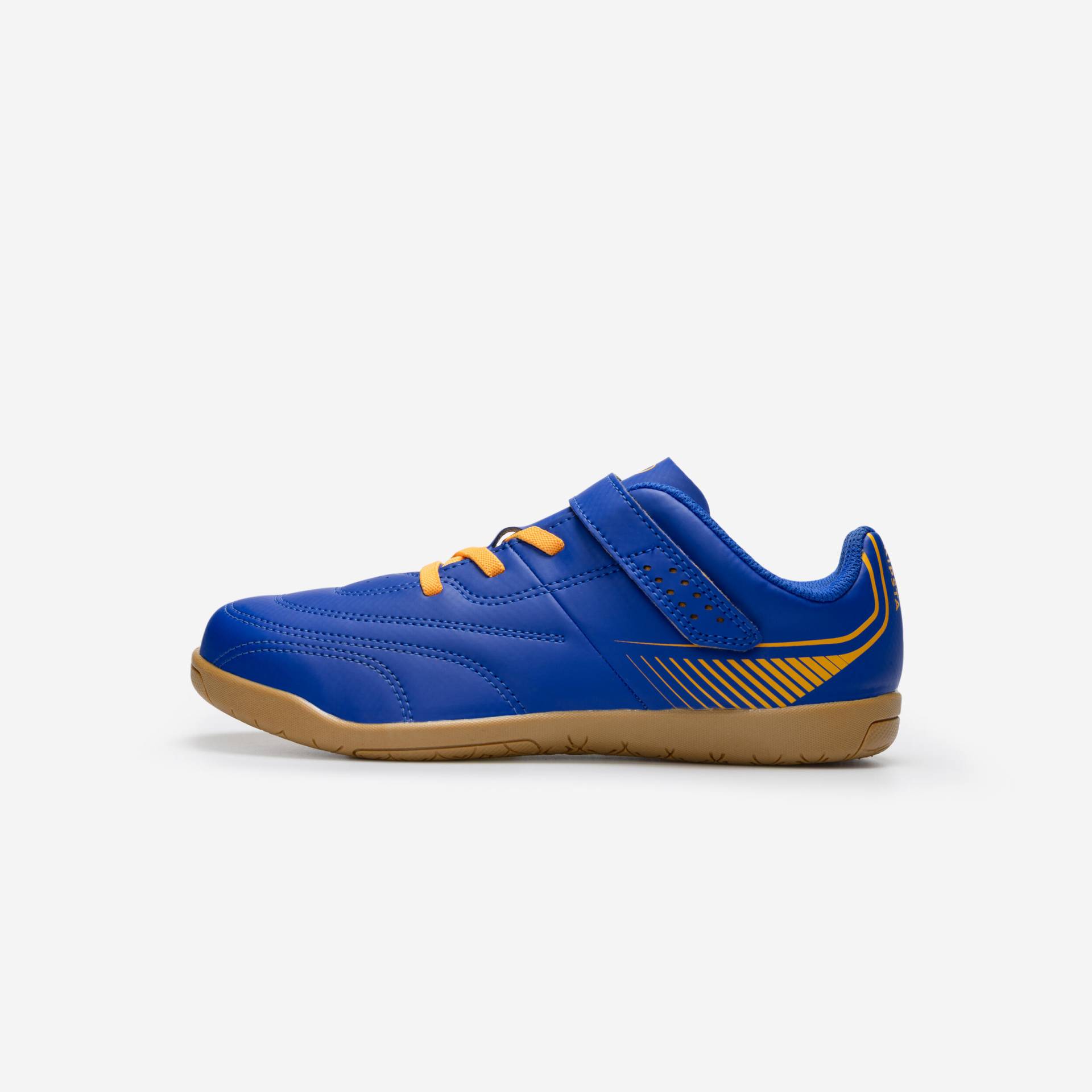 Fußball Hallenschuhe Kinder Futsal - 100 blau von KIPSTA