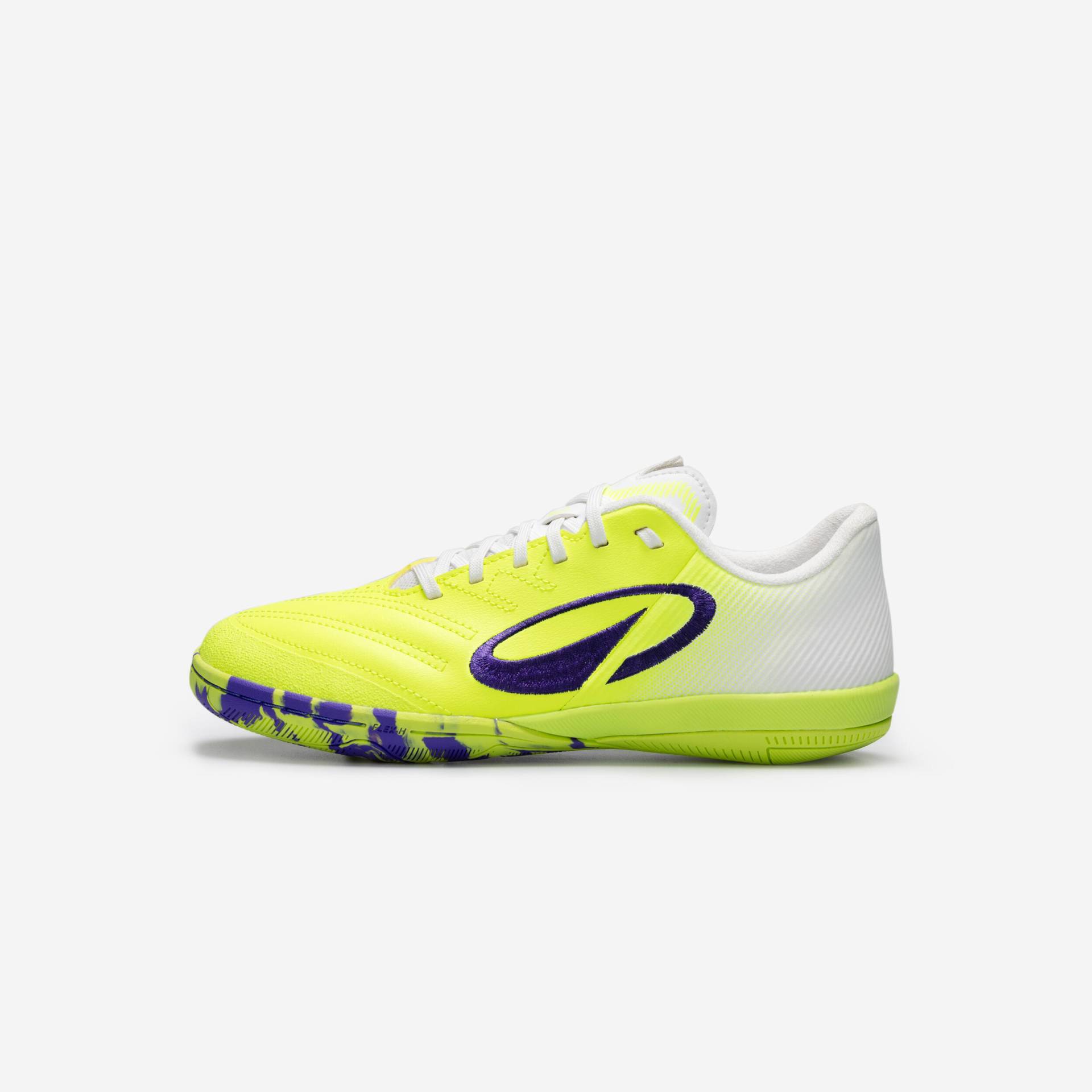 Kinder Fußball Hallenschuhe Futsal - Ginka Pro gelb von KIPSTA