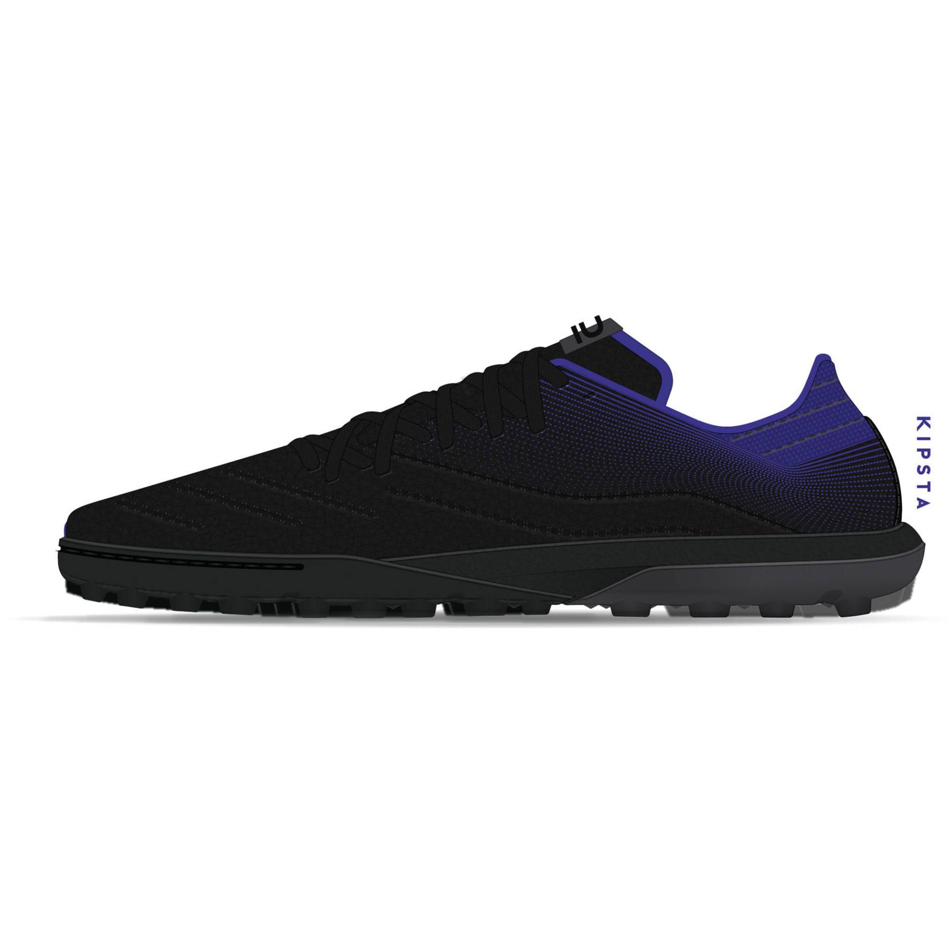 Kinder Fussball Nockenschuhe TF Leder Hartboden ‒ Viralto II Turf schwarz/blau von KIPSTA