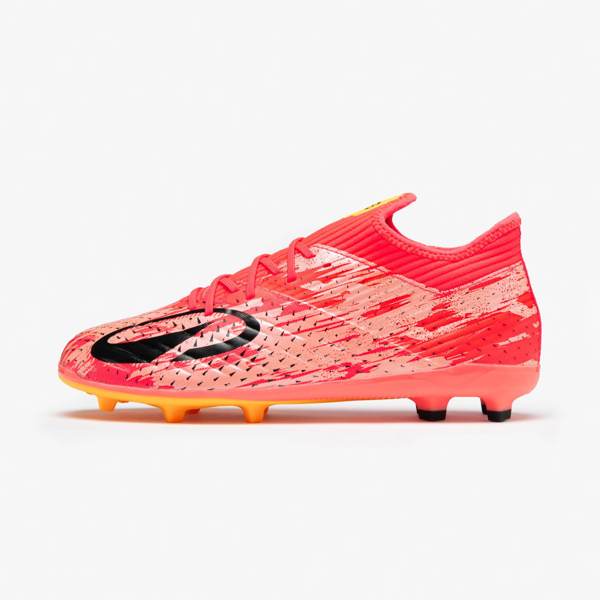 Kinder Fußball Nockenschuhe mit Schnürung FG - CLR Red Storm von KIPSTA