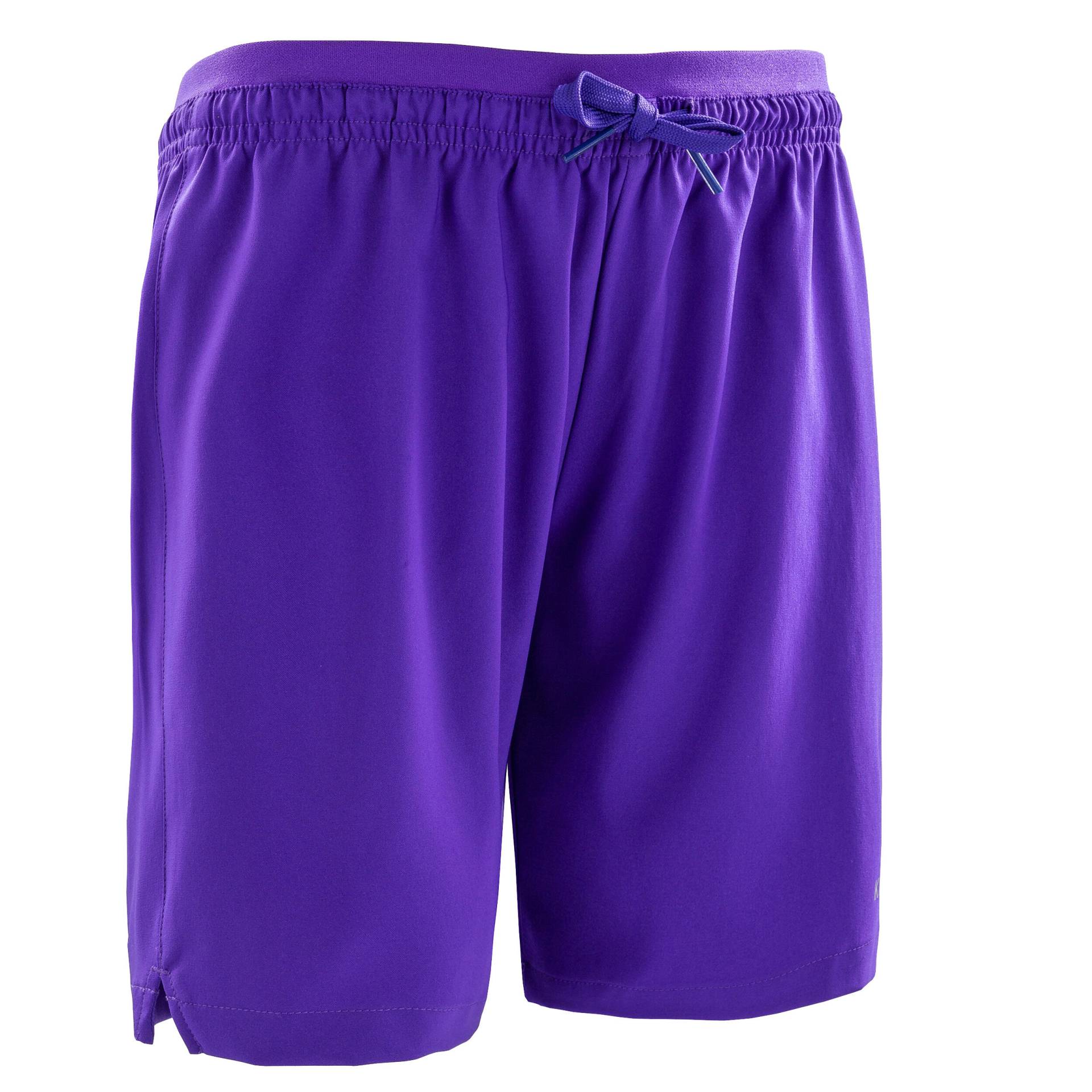 Mädchen Fussball Shorts - Viralto violett von KIPSTA