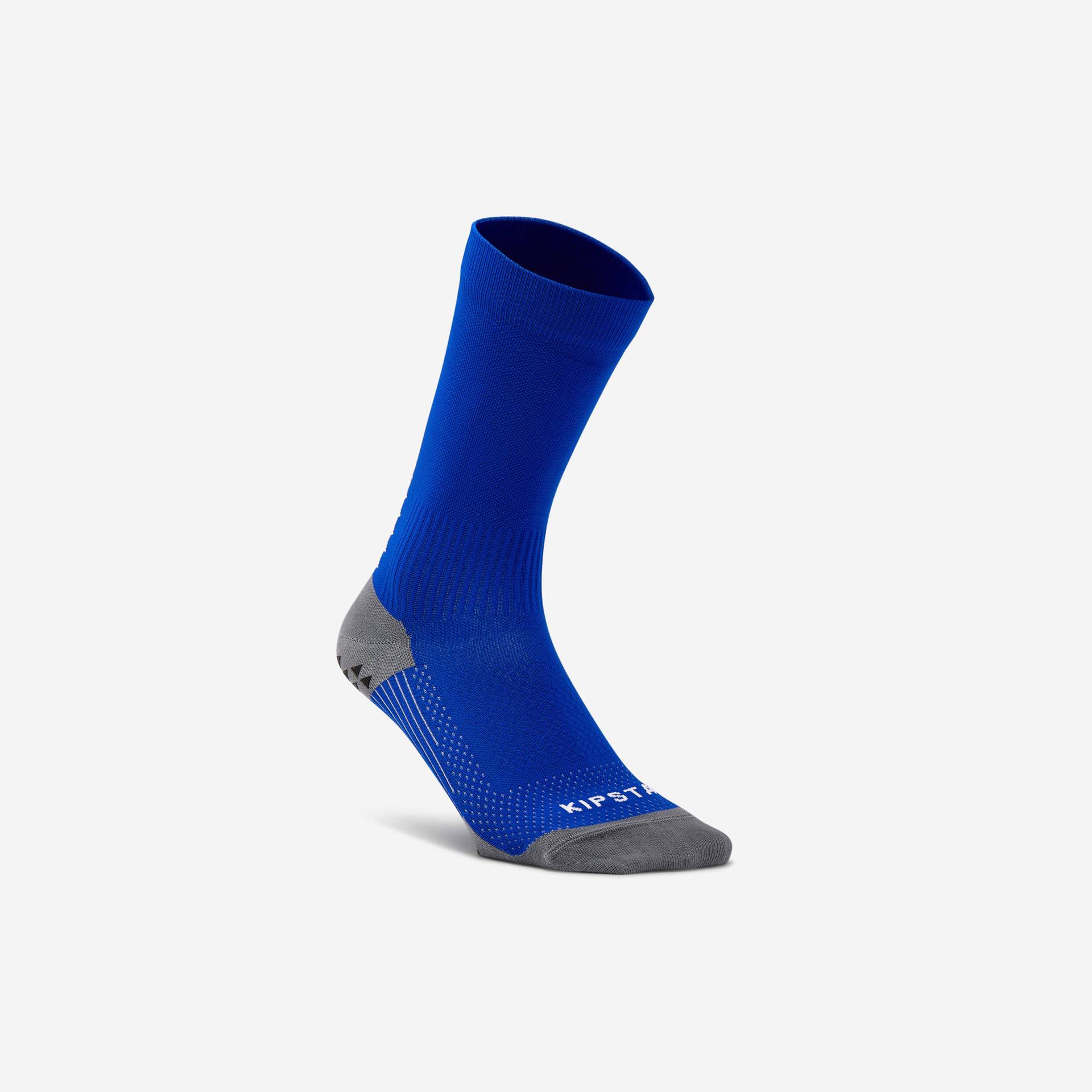 Damen/Herren Fussball Socken halbhoch rutschfest - Viralto II Mid blau von KIPSTA