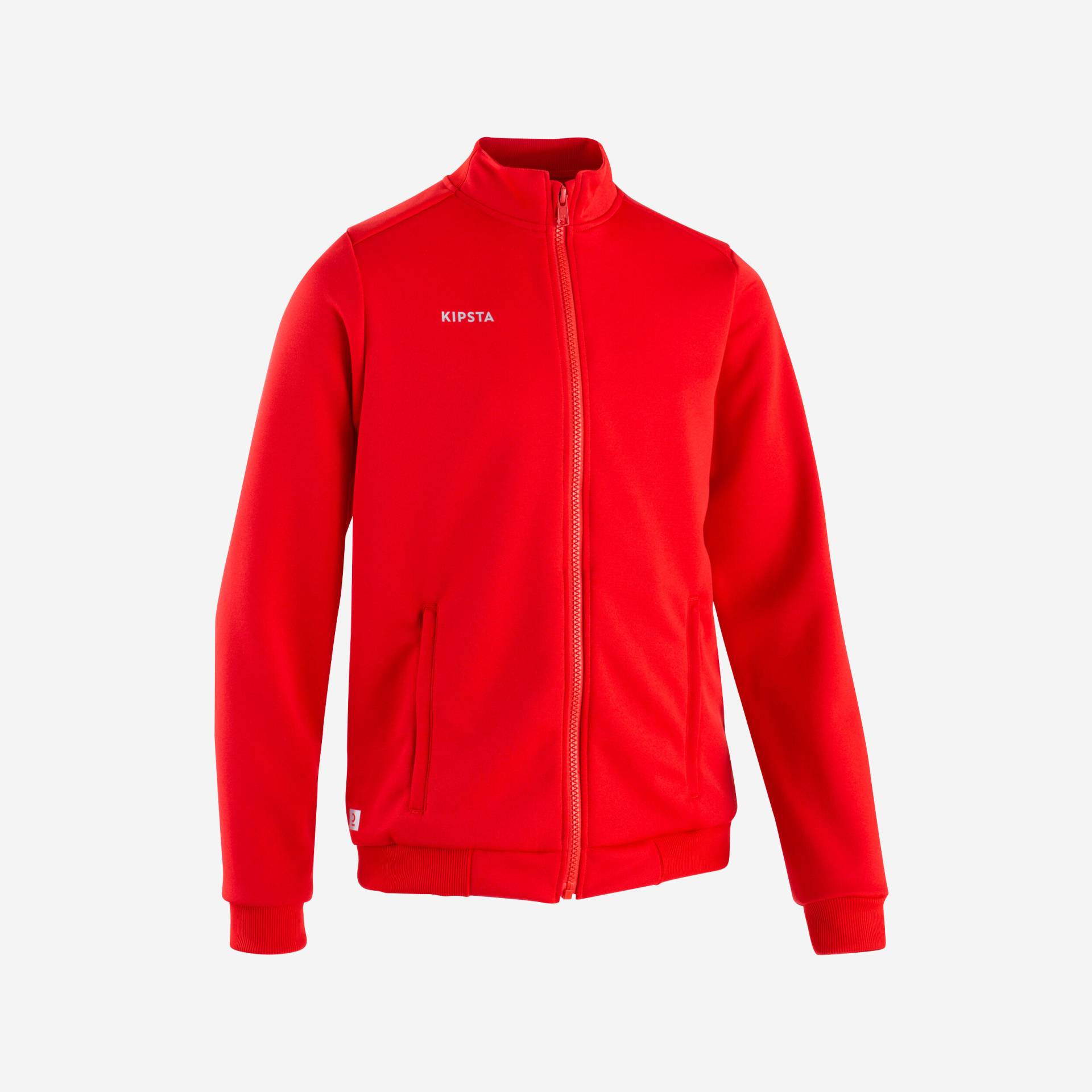 Damen/Herren Fussball Trainingsjacke - Essential rot von KIPSTA