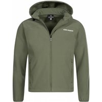 KIRKJUBØUR® "Hestur" Herren SOFTSHELLjacke 10.000 mm Wassersäule grün von KIRKJUBÃUR