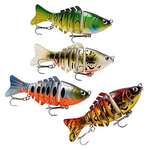 KITANDOVE Lebensechte Angelköder Set 10cm Widerhakenlose Köder Für Karpfenangeln Top Water Angelköder von KITANDOVE