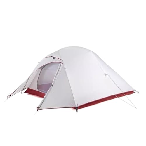Tent for Camping Zelt Outdoor Bergsteigen Wandern DREI-Jahreszeiten-Rechnung Person 1 Person Leichte Camping-Campingausrüstung Zelte (Color : B, Size : A) von KIUSYX