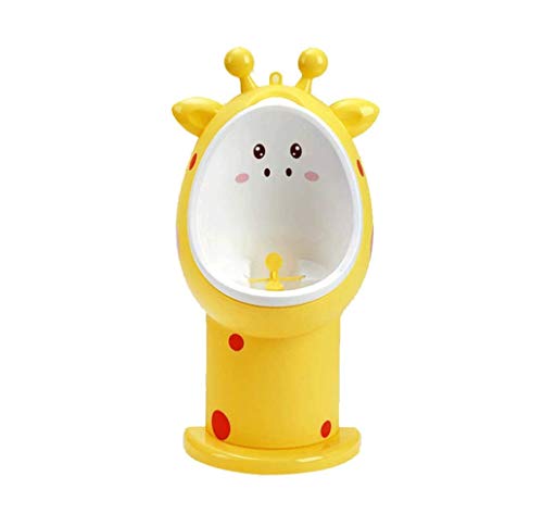 KKXXYQFC Giraffen-Töpfchen-Trainings-Urinal für Jungen-Toilette mit lustigem Zielziel, wandmontierter Toiletten-PIPI-Trainer, Gelb (Farbe: Gelb) von KKXXYQFC