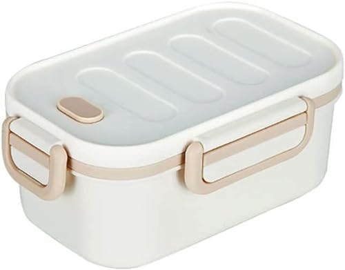 KKXXYQFC Lunchbox, Mikrowellen-Lunchbox, doppellagige Bento-Box, tragbare Obst-Aufbewahrungsbox, Küchenutensilien (B, wie das Bild zeigt) von KKXXYQFC