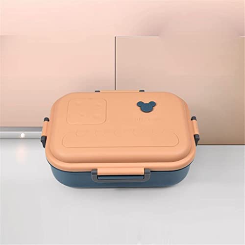 KKXXYQFC Lunchbox, tragbare Bento-Box, Mikrowelle, für Büroangestellte, Bürobehälter, Camping, Obstbox (B, wie das Bild zeigt) von KKXXYQFC