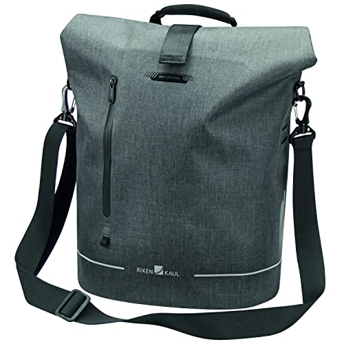 KLICKfix Unisex – Erwachsene Lightpack Gepäckträgertasche, Grau, One Size von KlickFix