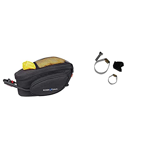 KlickFix Unisex Fahrradtasche Contour Magnum Fahrradtasche, schwarz, Standard & Zubehör Contour Adapter, Schwarz, One Size von KlickFix