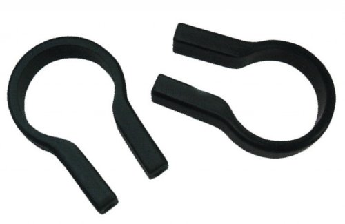 Schellen für Lenkeradapter Klickfix schwarz, 31, 8mm, paarweise von KlickFix