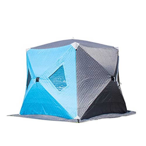 1-4 Winter-Angelzelt Winter-Eisangelzelt Campingzelt Wind- und regendichtes warmes Zelt zum Winterangeln im Freien (Farbe: D, Größe: 220 * 220 * 2 von KLLJHB