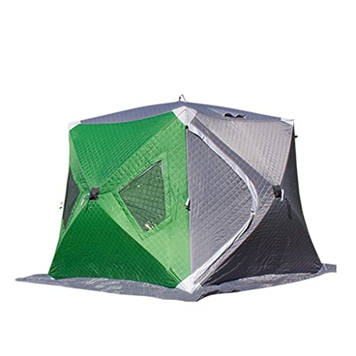 1-4 Winter-Angelzelt Winter-Eisangelzelt Campingzelt Wind- und regendichtes warmes Zelt zum Winterangeln im Freien (Farbe: D, Größe: 240 * 240 * 2 von KLLJHB