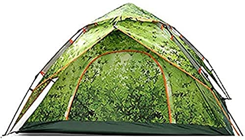 Campingzelt, Doppellagiges Campingzelt für 4 Personen | Automatisches Zelt Oxford mit Tragetasche | für Wandern, Rucksackreisen, Survival-Reisen von KLLJHB