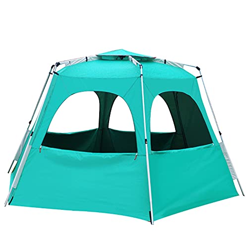 Campingzelt für 5–8 Personen, automatisches Pop-Up-Zelt, tragbares Sofortzelt, Sonnenschutz für Outdoor-Camping, Wandern, Angeln von KLLJHB