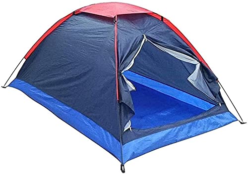 Zelt, Camping-Rucksackzelt, 2-Personen-Leichtzelt, wasserdichtes Doppellagiges Kuppelzelt, Camping-Wanderzelt, Farbe: Blau von KLLJHB