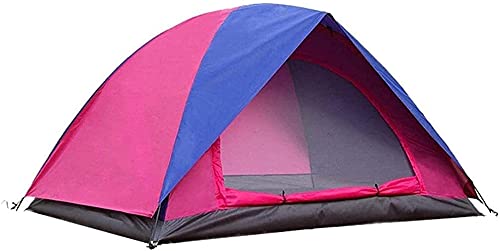 Zelt, Campingzelt, wasserdicht, Winddicht, leichtes Paarzelt, Kuppelzelt, Farbe: Pink, Größe: 200 x 150 x 110 cm von KLLJHB