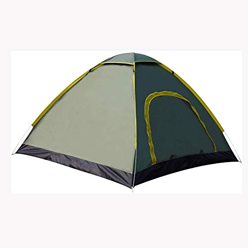 Zelt 1 bis 3 Personen Camping- und Rucksackzelte, Speed Throw Outdoor-Zelt, tragbares Campingzelt mit Doppeltür, wasserdichte und UV-beständige Belüftung von KLLJHB