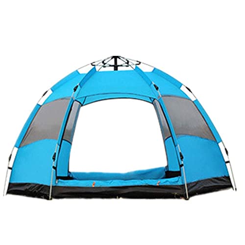 Zelt Outdoor 3-5 Personen Regenfestes Zelt Doppelzelt Camping Camping Tragbare Aufbewahrungstasche Kann für Outdoor-Campingpark für Rucksackreisen Angeln verwendet Werden ( von KLLJHB