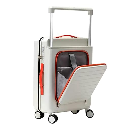 KMAYVIEW Gepäck, 3-Gang-Verstellbarer Koffer mit Rollen, Design-Koffer mit Frontöffnung, geeignet für Urlaub, Reisen von KMAYVIEW