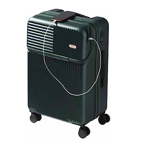 KMAYVIEW Tragbarer Koffer, Reise-Aufbewahrungsbox mit USB-Ladeanschluss/TSA-Zahlenschloss, geeignet für Reisen, Urlaub von KMAYVIEW