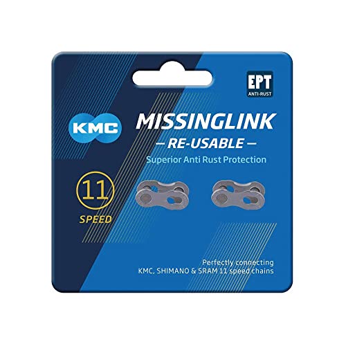 KMC Kettenverschlussglied Missinglink 11R EPT f. Ketten 5.65mm 11-Fach 2 STK. Silber von KMC