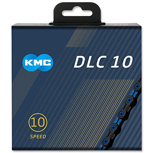 KMC Unisex – Erwachsene DLC DLC10 10-Fach Kette 1/2" x11/128, 116 Glieder, blau von KMC