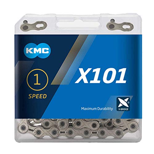 KMC X101 Kette, Silber, 112 Link von KMC