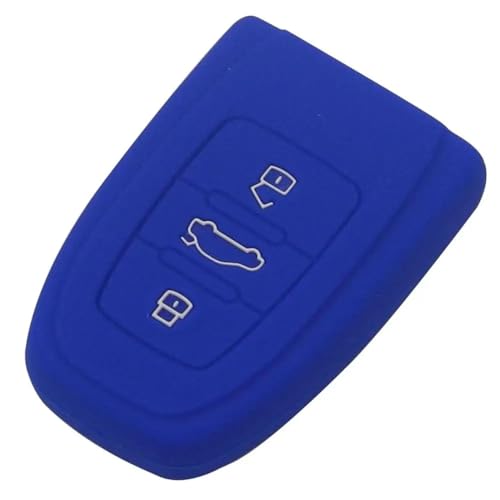 KNBEAZCDE Auto Schlüsselgehäuse Für A/UDI A4 S4 A6 A5 A7 A8 B7 B8 Q5 Q7 S5 S6 Silikon-Autoschlüssel-Schutzhülle, vollständige Schutzhülle für Schlüssel von KNBEAZCDE