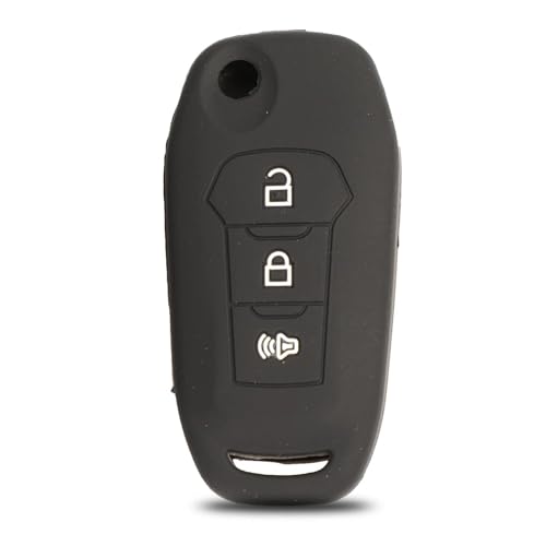 KNBEAZCDE Schlüsselgehäuse Für F/ord Mondeo Everest Ranger Fusion Silikon-Autoschlüssel-Schutzhülle, vollständige Schutzhülle für Schlüssel von KNBEAZCDE