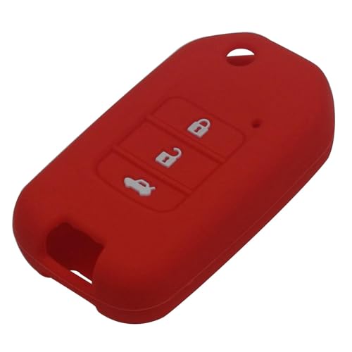 KNBEAZCDE Schlüsselgehäuse Für H/onda Civic Jade Odyssey 2015-2018 Silikon-Autoschlüssel-Schutzhülle, vollständige Schutzhülle für Schlüssel von KNBEAZCDE
