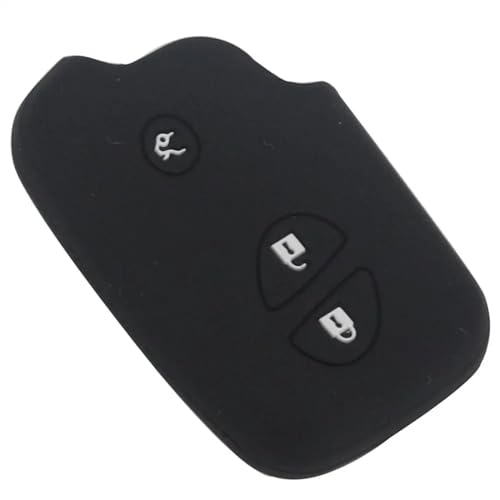 KNBEAZCDE Schlüsselgehäuse Für L/EXUS Ct200h Es300h Is250 Gx400 Rx270 Rx450h Rx350 Lx570 Silikon-Autoschlüssel-Schutzhülle, vollständige Schutzhülle für Schlüssel von KNBEAZCDE