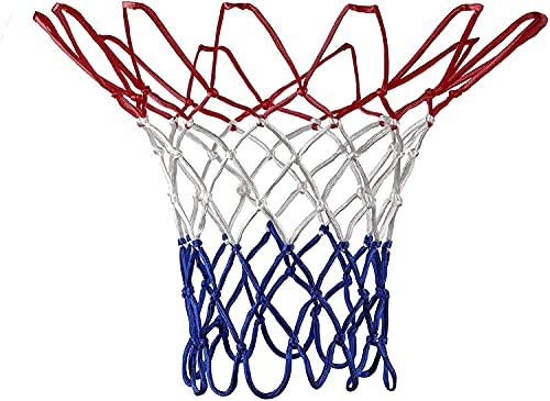 Basketballnetz Für Korb 43 cm lang für Metallringe Outdoor und Indoor mit Ø 45,7 cm (2 x Basketballnetz) von KNÖÖV