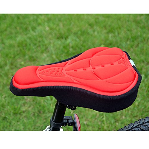 Gelüberzug for den Fahrradsattel Sattelbezug Überzug, Bicycle Saddle Cover Padded Soft Waterproof Seat Cover Perfekte for Herren,Damen und Kinder von KOBONA