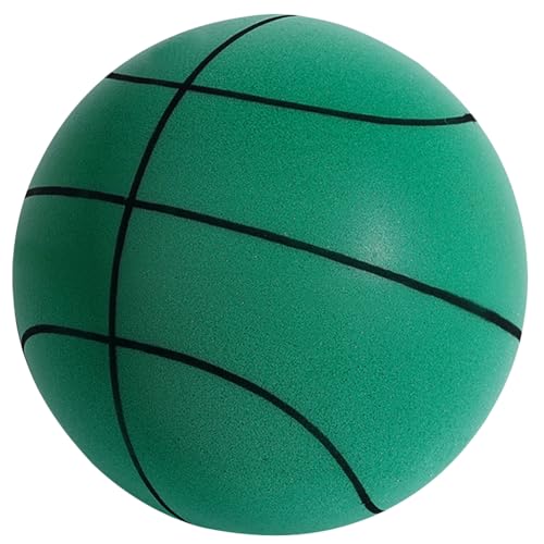 KOBONA 18/21/24 cm, leicht zu greifender, geräuschloser Ball, Größe 3/5/7, geräuschloser Basketball-Indoor-Trainingsball, der for Kindergeburtstagsgeschenke springt von KOBONA