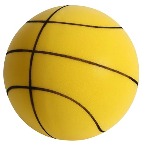 KOBONA 18/21/24 cm, leicht zu greifender, geräuschloser Ball, Größe 3/5/7, geräuschloses Basketball-Dribbeln, Training, Basketball-Hüpfen for Indoor-Aktivitäten von KOBONA