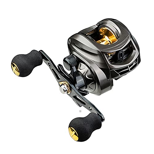 Fishing Baitcast Reel,KOCAN Angelrolle Casting Reel Baitcaster 7,2:1 Hochgeschwindigkeits-Spinnrolle mit Magnetbremse 18LB Max Drag für Linkshänder von KOCAN