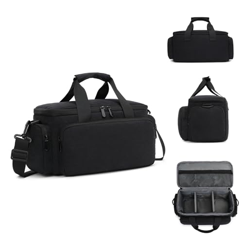 KOCAN Kamera Tasche, Kameratasche, Reisekamera-Umhängetasche, wasserabweisend, stoßfest, für spiegellose Kameras mit abnehmbaren Trennwänden und Schultergurt von KOCAN