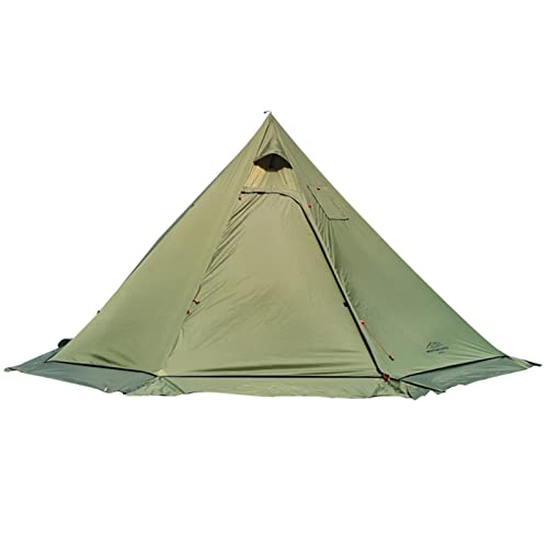Tipi-Zelt,KOCAN 10,5 'x 5,2' Campingzelt mit Herd Jack Outdoor Tipi Zelt für Familien Camping Rucksackreisen Wandern von KOCAN
